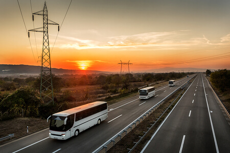 charter bus rental Irvine California